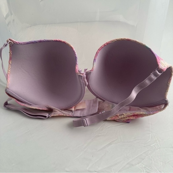 Victoria’s Secret Lined Perfect Coverage pastel tie dye lace bra - Picture 13 of 13